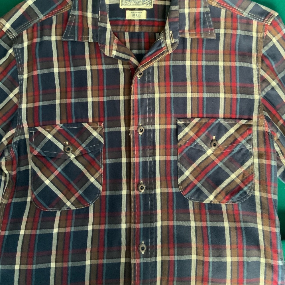 Lucky Brand plaid button down - Picture 3 of 4